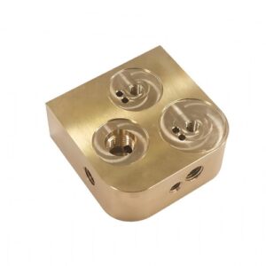 Brass Valve Manifold: CNC Machining with Internal Feature Optimization